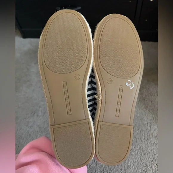 Tommy Hilfiger Navy and White Striped Espadrilles - Picture 3 of 4